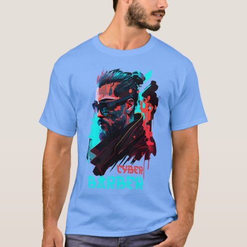 Cyber Barber T_Shirt