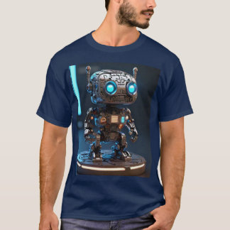 Cyber Buddy - The Futuristic Robot Companion T-Shirt
