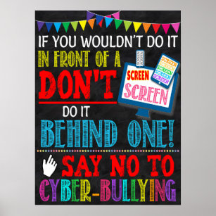 Cyber Bully Awareness Poster