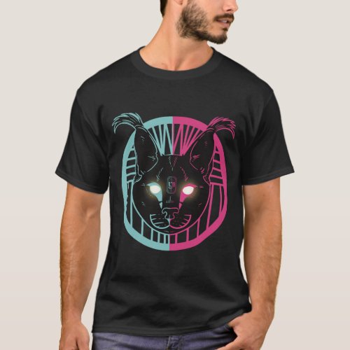 Cyber Caracal CARTOON ANIME MANGA GIFT T_Shirt