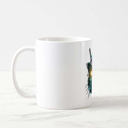 Cyber Cat Coffee Mug