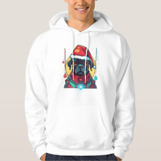Cyber Christmas Puppy Hoodie