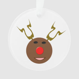 Cyber Christmas Reindeer Acrylic Ornament