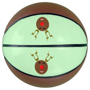 Cyber Christmas Reindeer Basketballs
