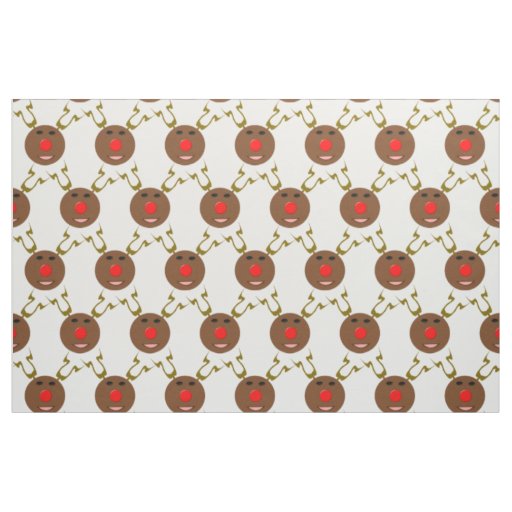 Cyber Christmas Reindeer Craft Fabric