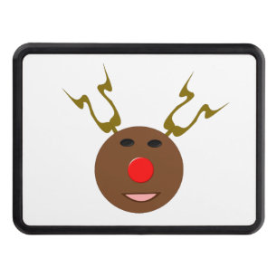 Cyber Christmas Reindeer Hitch Cover