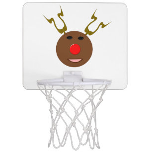 Cyber Christmas Reindeer Mini Basketball Hoop