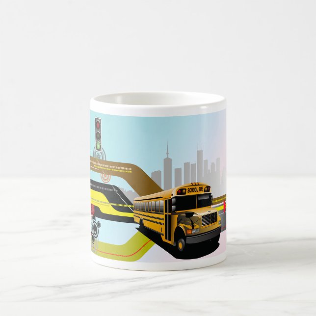 Cyber City School Bus Coffee Mug (Creator Uploaded)