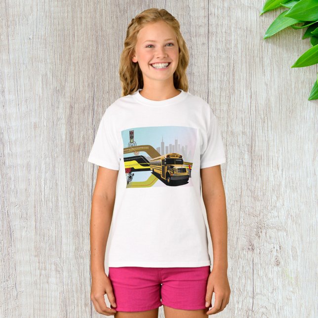 Cyber City School Bus T-Shirt (Creator Uploaded)