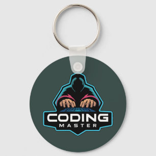 Cyber Coding Guru: Tech Gifts Keychain
