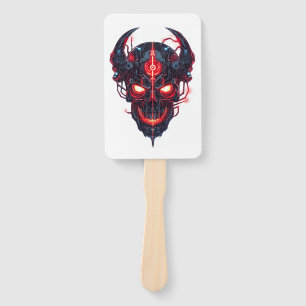 Cyber Demon Skull Lord Hand Fan