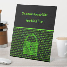 Cyber Event - Black / Green Computer Code Security