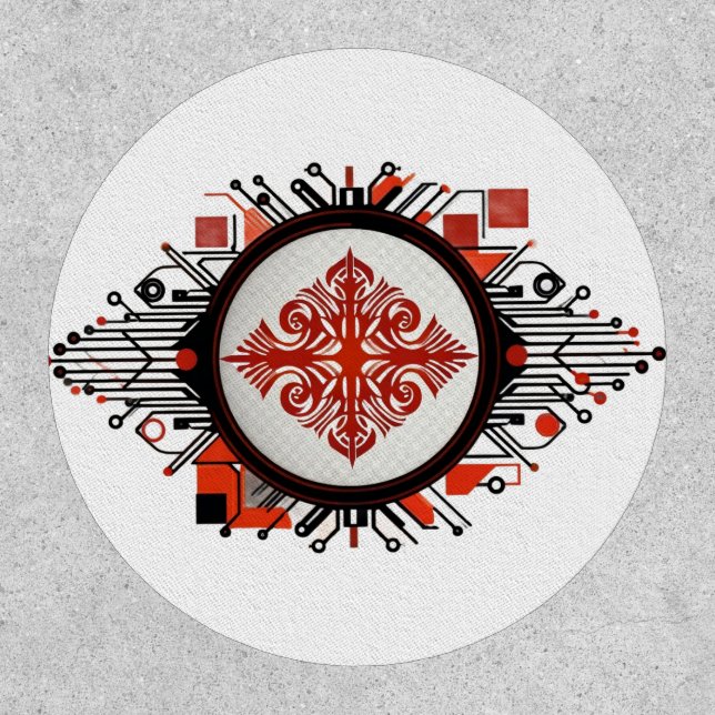 Cyber Eye Mandala Patch (Front)