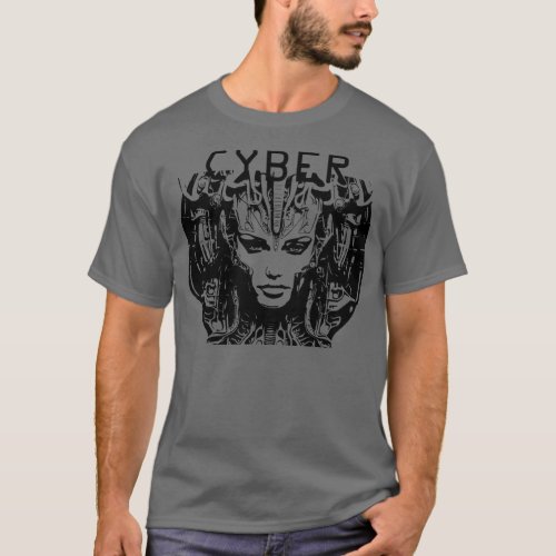 cyber face T_Shirt
