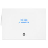 Cyber Flower, Digital Design Cards (Back Horizontal)