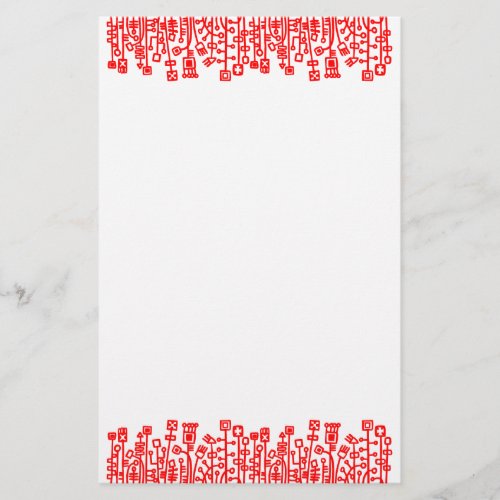 Cyber Garden _ Red Stationery