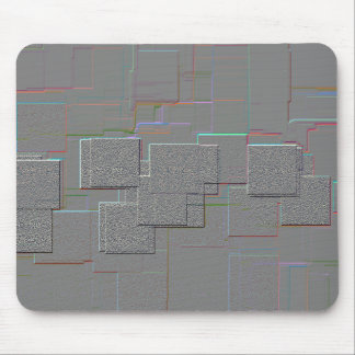 "Cyber Gothic" Geometric Art Mouse Pad