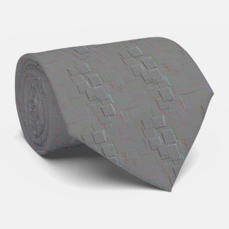 "Cyber Gothic" Geometric Art Tie