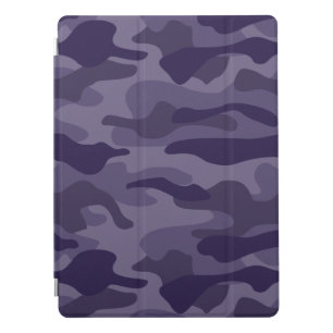 Cyber Grape Monocolor Camo iPad Pro Cover