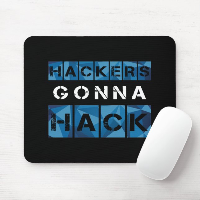 CYBER HACKERS GONNA HACK - Style2 - Type2 Mouse Pad (With Mouse)