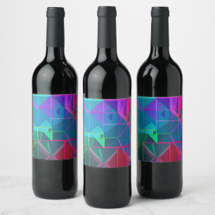 Cyber Lattice: A Spectrum of Light Wine Label