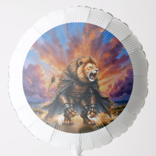 Cyber Lion of the Wastelands Balloon