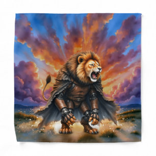 Cyber Lion of the Wastelands  Bandana