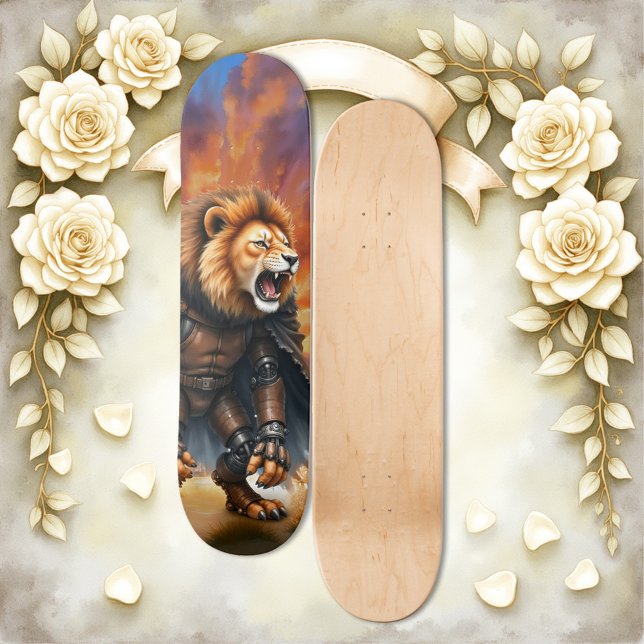 Cyber Lion of the Wastelands  Skateboard (Creator Uploaded)