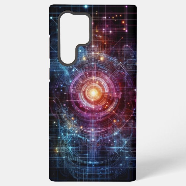 Cyber Matrix Samsung Galaxy Case (Back)