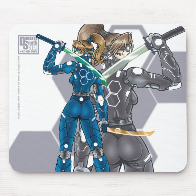 Cyber Ninja Mousepad (Front)