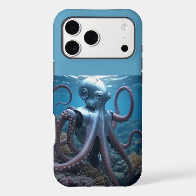 Cyber Octopus Apple iPhone 17 Max Tough case full (Back)