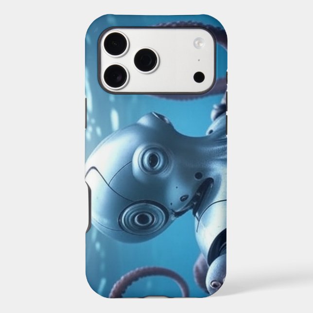 Cyber Octopus Apple iPhone 17 Max Tough case horiz (Back)