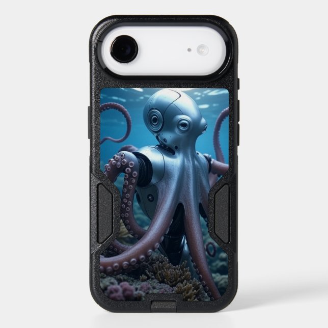 Cyber Octopus iPhone 17 Air OtterBox Commuter case (Back)
