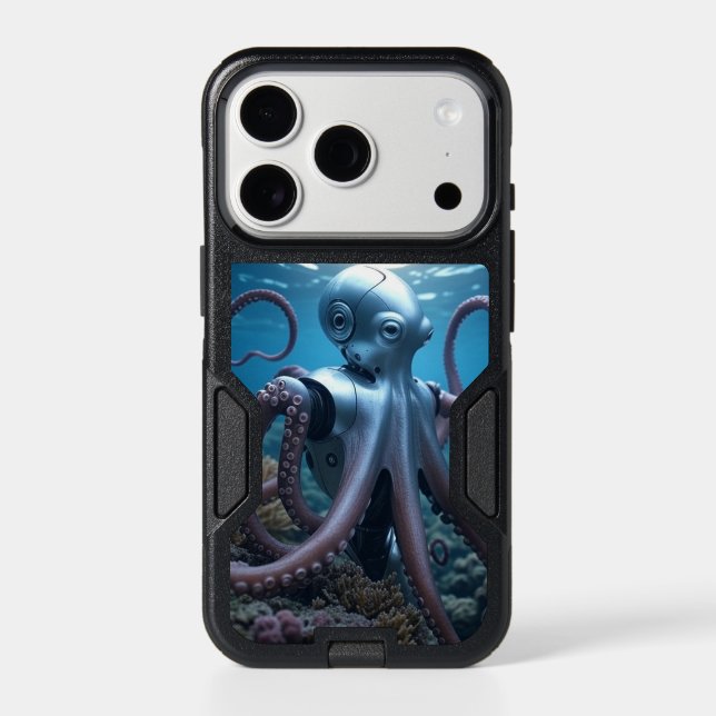 Cyber Octopus iPhone 17 OtterBox Pro Commuter case (Back)