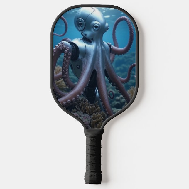 Cyber Octopus pickleball paddle (Back)