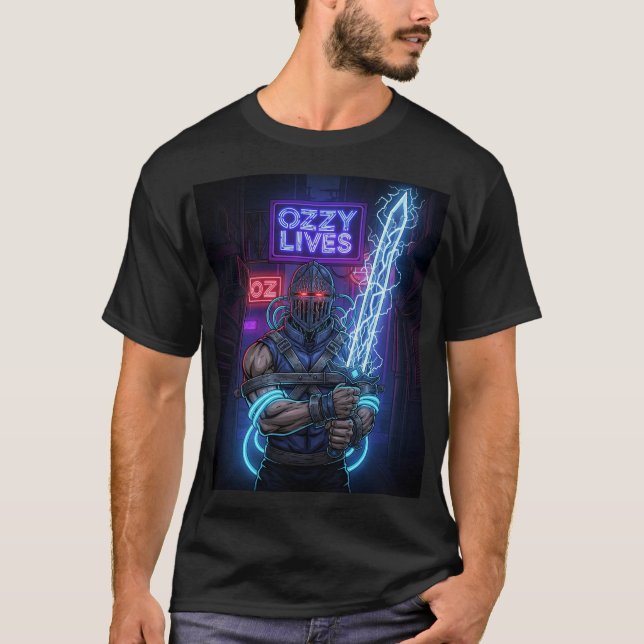  Cyber-Ozzy: No Rest for the Wicked T-Shirt (Front)