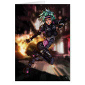 Cyber Police Manga Girl (Front)