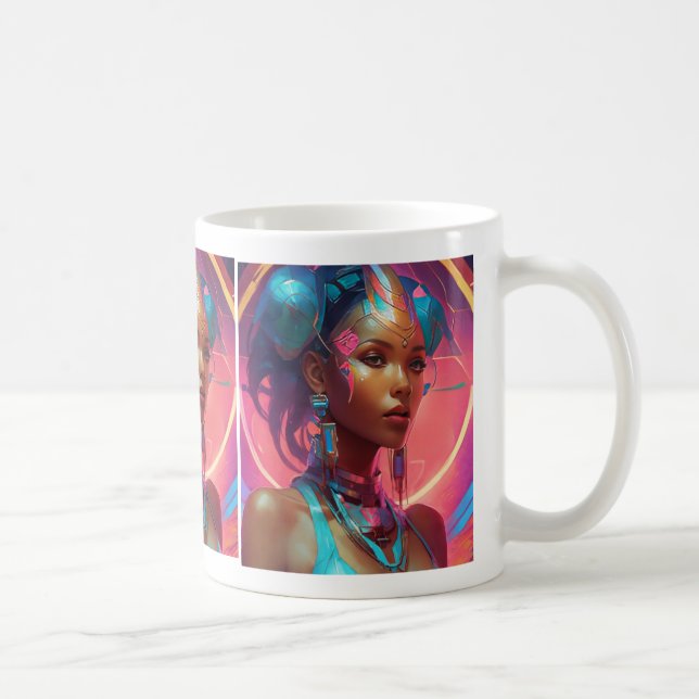 Cyber Queen Coffee Mug (Right)