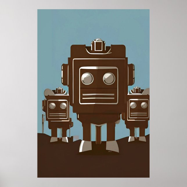 Cyber Radio Rodeo Patrol Ken Gage Sci-Fi Poster (Front)