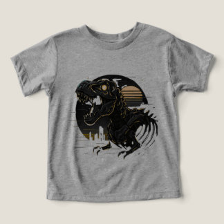 Cyber Rex Neon Skeleton Vintage T-Shirt Toddler T-shirt