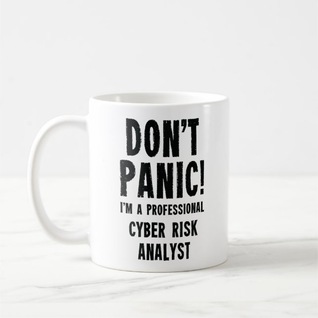 Cyber Risk Analyst Coffee Mug (Left)