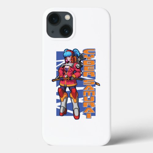 Cyber Samurai Anime Lover Manga Kawaii Otaku iPhone 13 Case