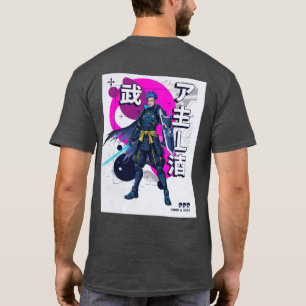 Cyber Samurai Honor & Data Futuristic Warior T-Shirt