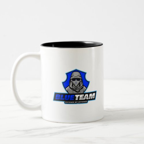 Cyber Secuirty Blue team Shield Two_Tone Coffee Mug