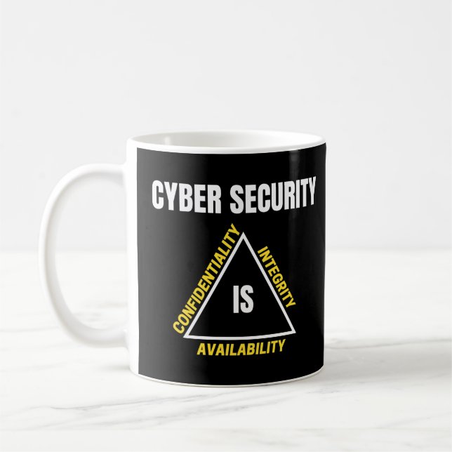 Cyber Security And Computer Science  Coffee Mug (Left)