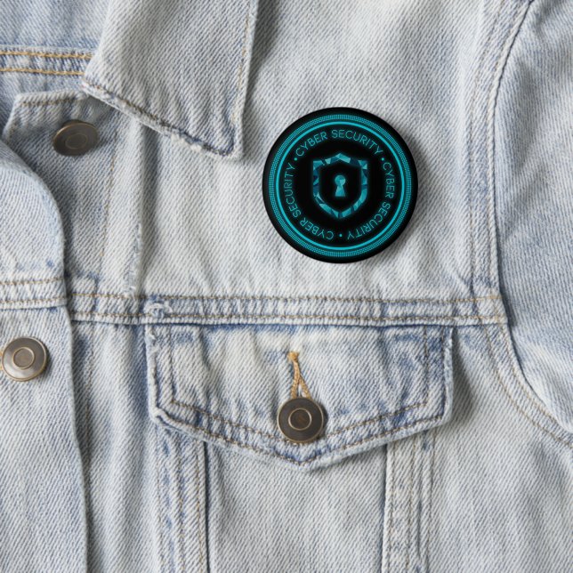 CYBER SECURITY BADGE SEAL BUTTON (In Situ)