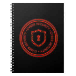 CYBER SECURITY BADGE SEAL NOTEBOOK