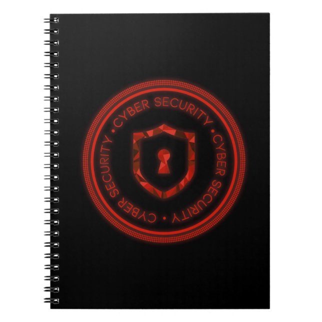 CYBER SECURITY BADGE SEAL NOTEBOOK (Front)