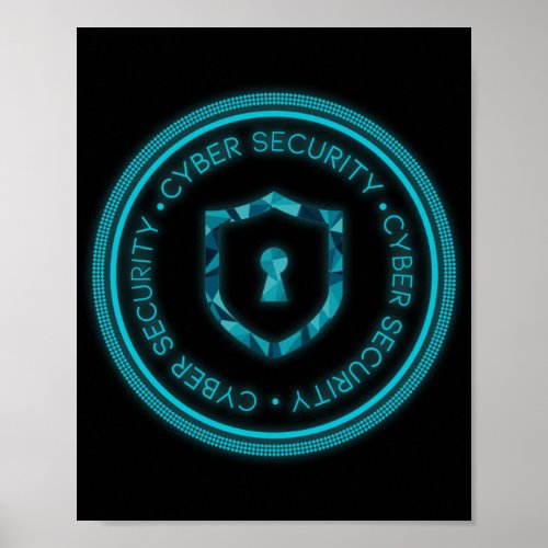 CYBER SECURITY BADGE SEAL POSTER