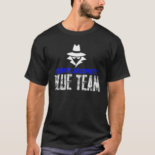 Cyber Security Blue Team Security and Protect Pr T-Shirt